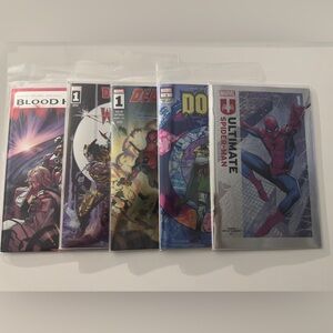 Year in marvel ‘24 Standard foil packs all 5 covers limited to 1500 per